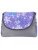 Складные санки-коляска Snow Galaxy Luxe "Ёлки фиолетовые"